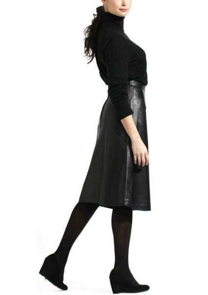 Tanners Avenue Leather Skirt Final Sale – Black Petticoat