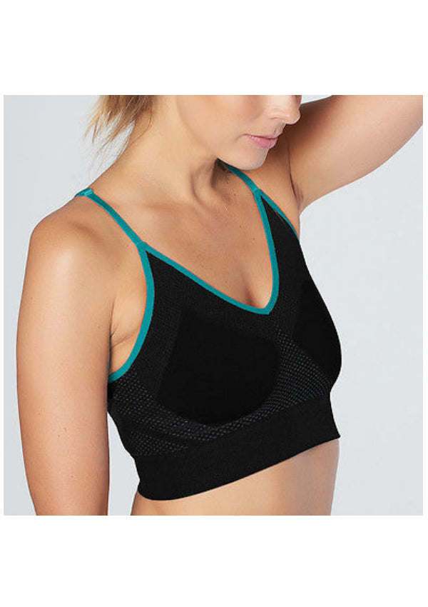 Knixwear Sports Bra Final Sale Black Petticoat